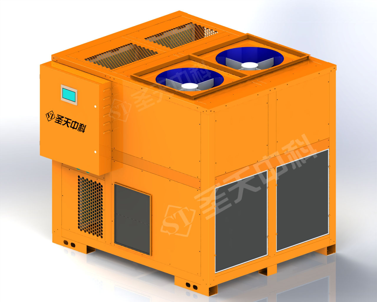 开环25P上出风整体式烘干机